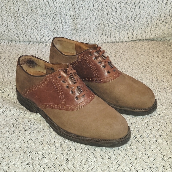 Johnston \u0026 Murphy Shoes | Johnston \u0026 Murphy Passport 20-5088 Saddle Oxford Shoes Sz. 10.5 M | Color: Brown | Size: 10.5 | Qualityucantrus's Closet